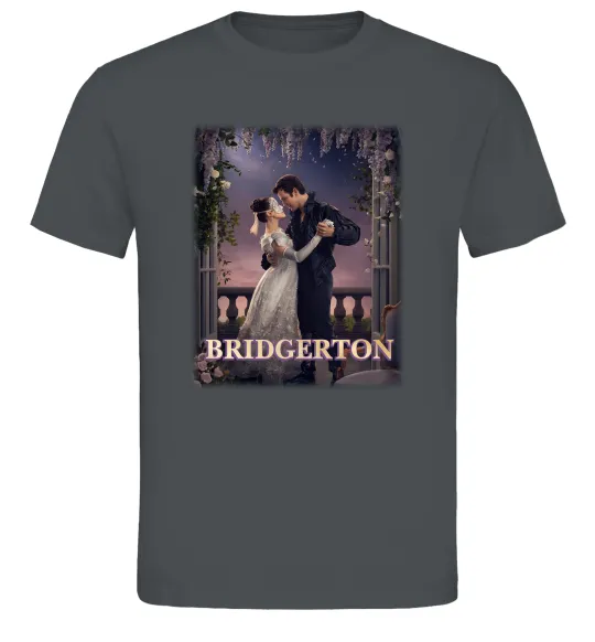 Чоловіча футболка Bridgerton Графіт фото