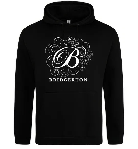 Женская толстовка (худи) Bridgerton logo Черный фото