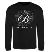 Світшот Bridgerton logo Чорний фото