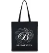 Эко-сумка Bridgerton logo Черный фото