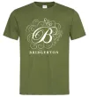 Мужская футболка Bridgerton logo Оливковый фото