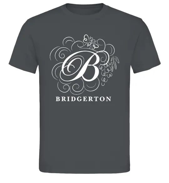 Мужская футболка Bridgerton logo Графит фото