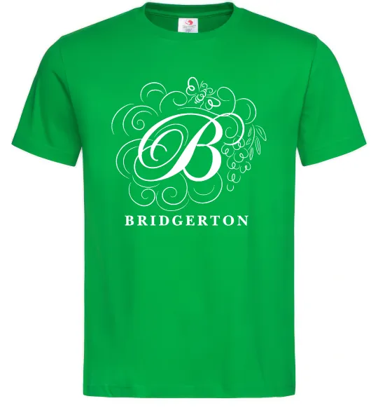 Мужская футболка Bridgerton logo Зеленый фото