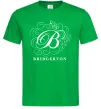 Мужская футболка Bridgerton logo Зеленый фото