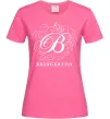 Женская футболка Bridgerton logo Ярко-розовый фото