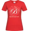 Женская футболка Bridgerton logo Красный фото