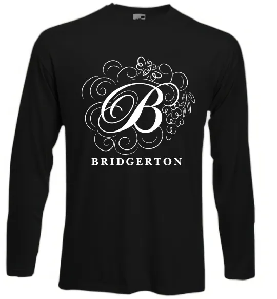 Лонгслив Bridgerton logo Черный фото