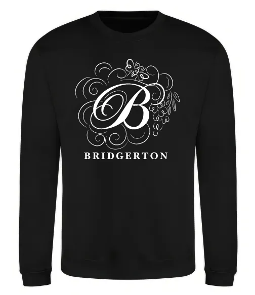 Свитшот Bridgerton logo Черный фото