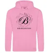 Женская толстовка (худи) Bridgerton logo Розовый фото