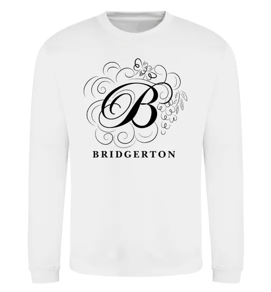 Світшот Bridgerton logo Білий фото
