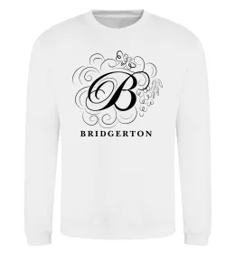 Свитшот Bridgerton logo Белый фото