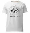 Мужская премиум футболка Bridgerton logo Белый фото