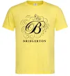 Мужская футболка Bridgerton logo Лимонный фото