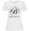 Женская футболка Bridgerton logo Белый фото