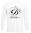 Лонгслив Bridgerton logo Белый фото