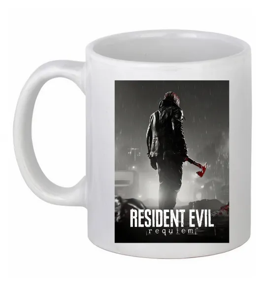 Чашка керамическая Resident evil Requiem Белый фото