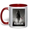 Чашка з кольоровою ручкою Resident evil Requiem Червоний фото