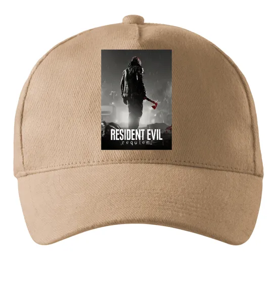 Кепка Resident evil Requiem Песочный фото