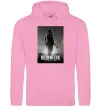 Чоловіча толстовка (худі) Resident evil Requiem Рожевий фото