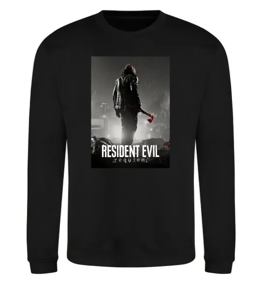 Свитшот Resident evil Requiem Черный фото