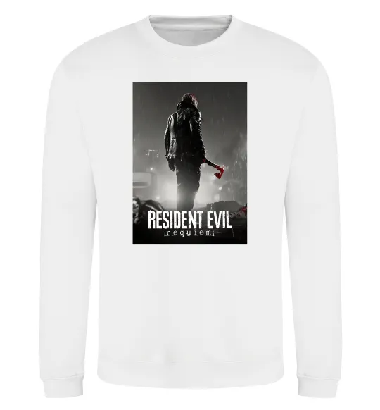 Свитшот Resident evil Requiem Белый фото