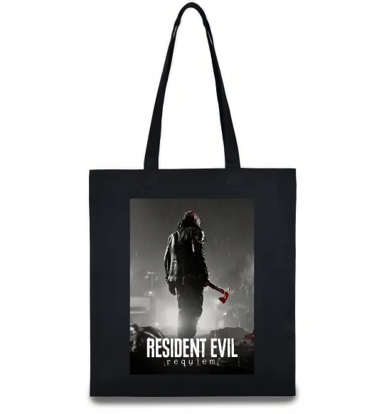 Еко-сумка Resident evil Requiem Чорний фото