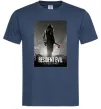 Чоловіча футболка Resident evil Requiem Темно-синій фото