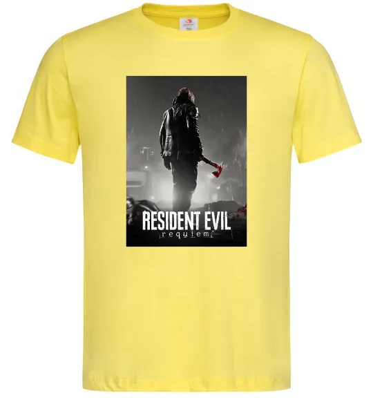 Чоловіча футболка Resident evil Requiem Лимонний фото