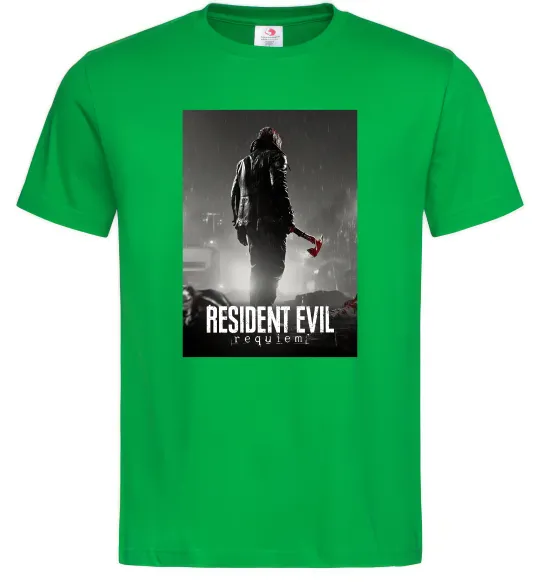 Чоловіча футболка Resident evil Requiem Зелений фото