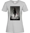 Женская футболка Resident evil Requiem Серый фото