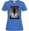 Женская футболка Resident evil Requiem Ярко-синий фото