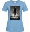Женская футболка Resident evil Requiem Голубой фото