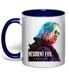 Чашка с цветной ручкой Resident Evil Grace Глубокий темно-синий фото