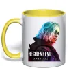Чашка с цветной ручкой Resident Evil Grace Лимонный фото