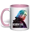 Чашка с цветной ручкой Resident Evil Grace Нежно розовый фото