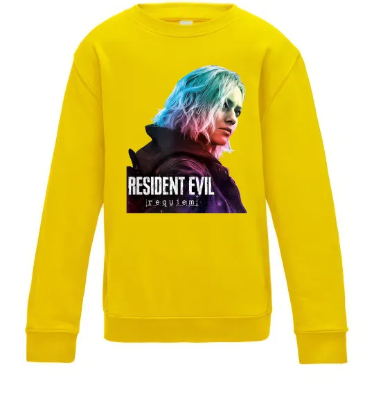 Дитячий світшот Resident Evil Grace Сонячно жовтий фото