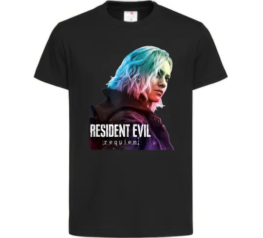 Детская футболка Resident Evil Grace Черный фото