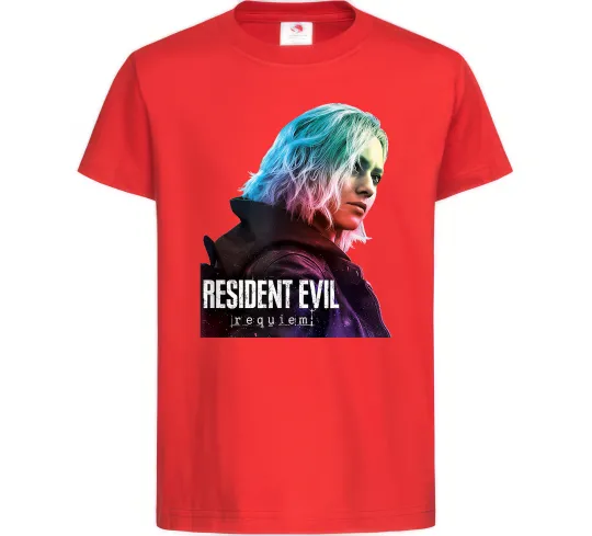 Детская футболка Resident Evil Grace Красный фото