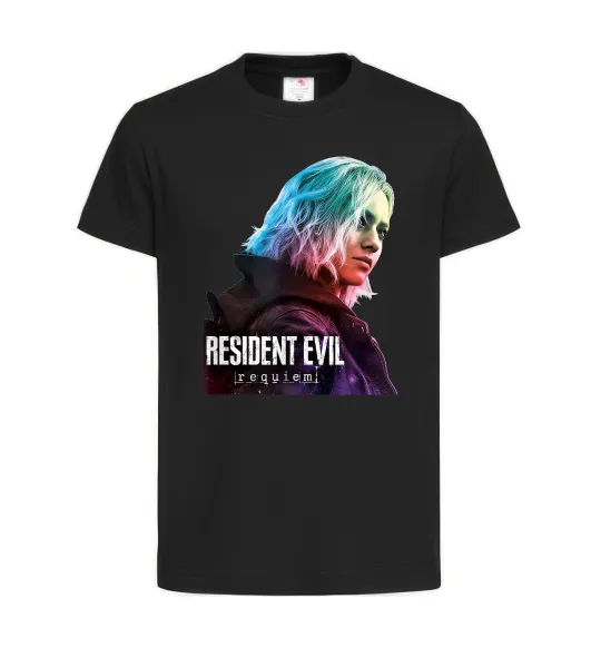 Детская футболка Resident Evil Grace Черный фото