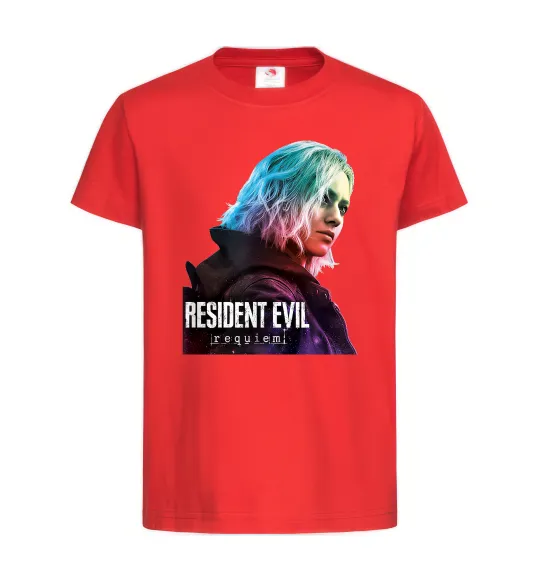 Детская футболка Resident Evil Grace Красный фото