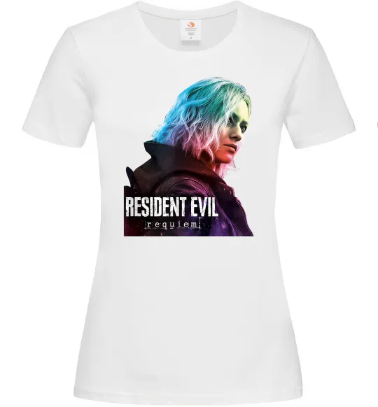 Женская футболка Resident Evil Grace Белый фото
