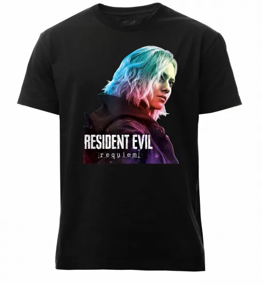 Мужская премиум футболка Resident Evil Grace Черный фото
