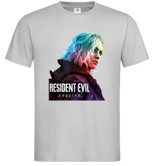 Чоловіча футболка Resident Evil Grace Сірий фото