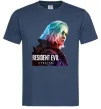Чоловіча футболка Resident Evil Grace Темно-синій фото