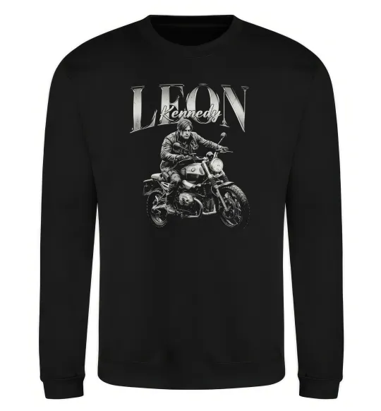 Світшот Resident Evil Leon Kennedy Чорний фото