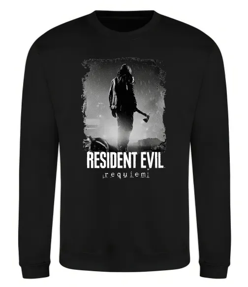 Свитшот Оселя зла Леон Кеннеді Черный фото