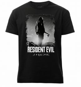 Чоловіча преміум футболка Оселя зла Леон Кеннеді