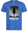Чоловіча футболка Оселя зла Леон Кеннеді Яскраво-синій фото