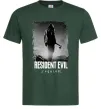 Чоловіча футболка Оселя зла Леон Кеннеді Темно-зелений фото