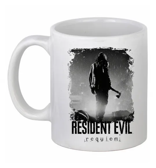 Чашка керамическая Оселя зла Леон Кеннеді Белый фото